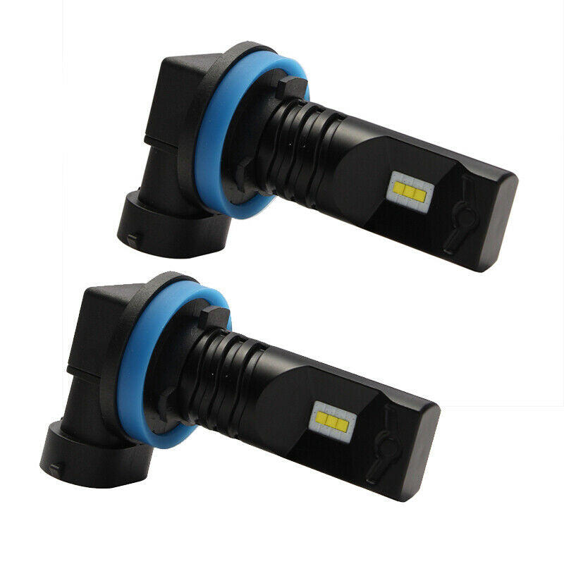 2PCS H11 H8 H9 LED Fog Light Bulbs Car Driving Daytime Running Lamp 6000K White