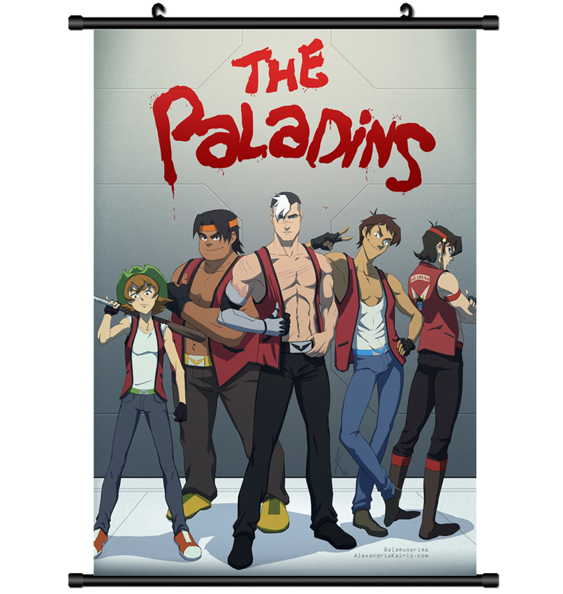 4285 Voltron Legendary Defender Anime manga wall Poster Scroll