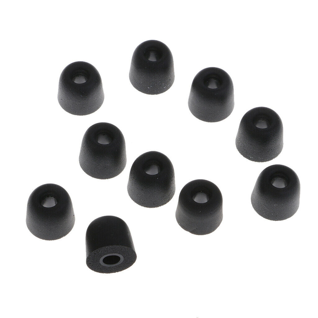 20x 4.5mm Eartips Bud Earbud Eargels Memory Foam Set For Earphone InEar