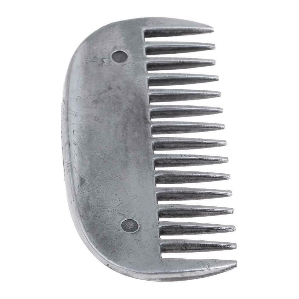Stainless Steel Horse Curry Comb Brush Grooming Equestrian Supplies