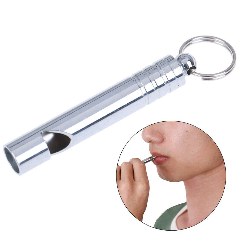 Survival Whistle Stainless Steel Key Chain Lifesaving Emergency SOS OutdoMDJ NL