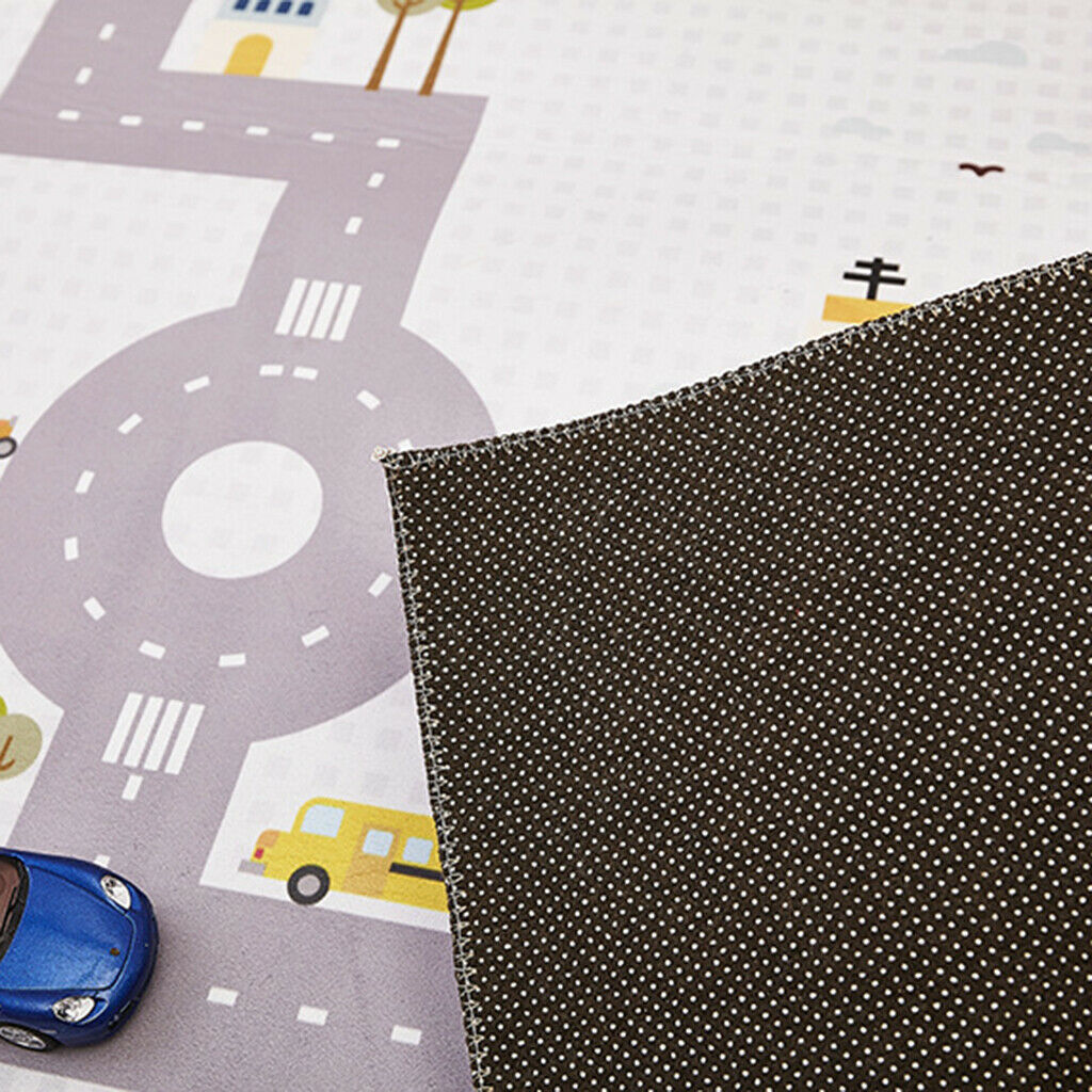130x80cm Area Rugs Playroom Road Traffic Baby Crawling Carpet Floor Mat Pad