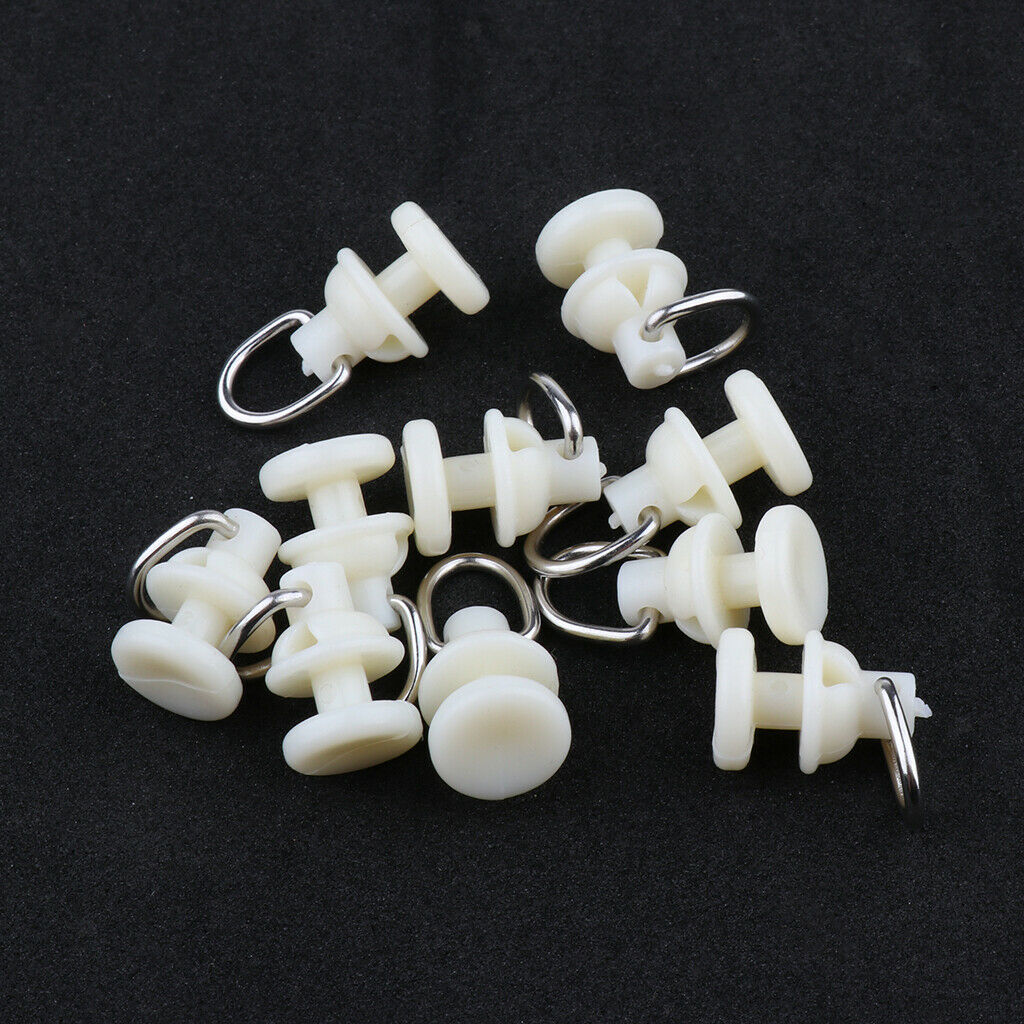 20Pieces Curtain Track Rollers Plastic Wheeled Carriers Drapery Rail Sliding