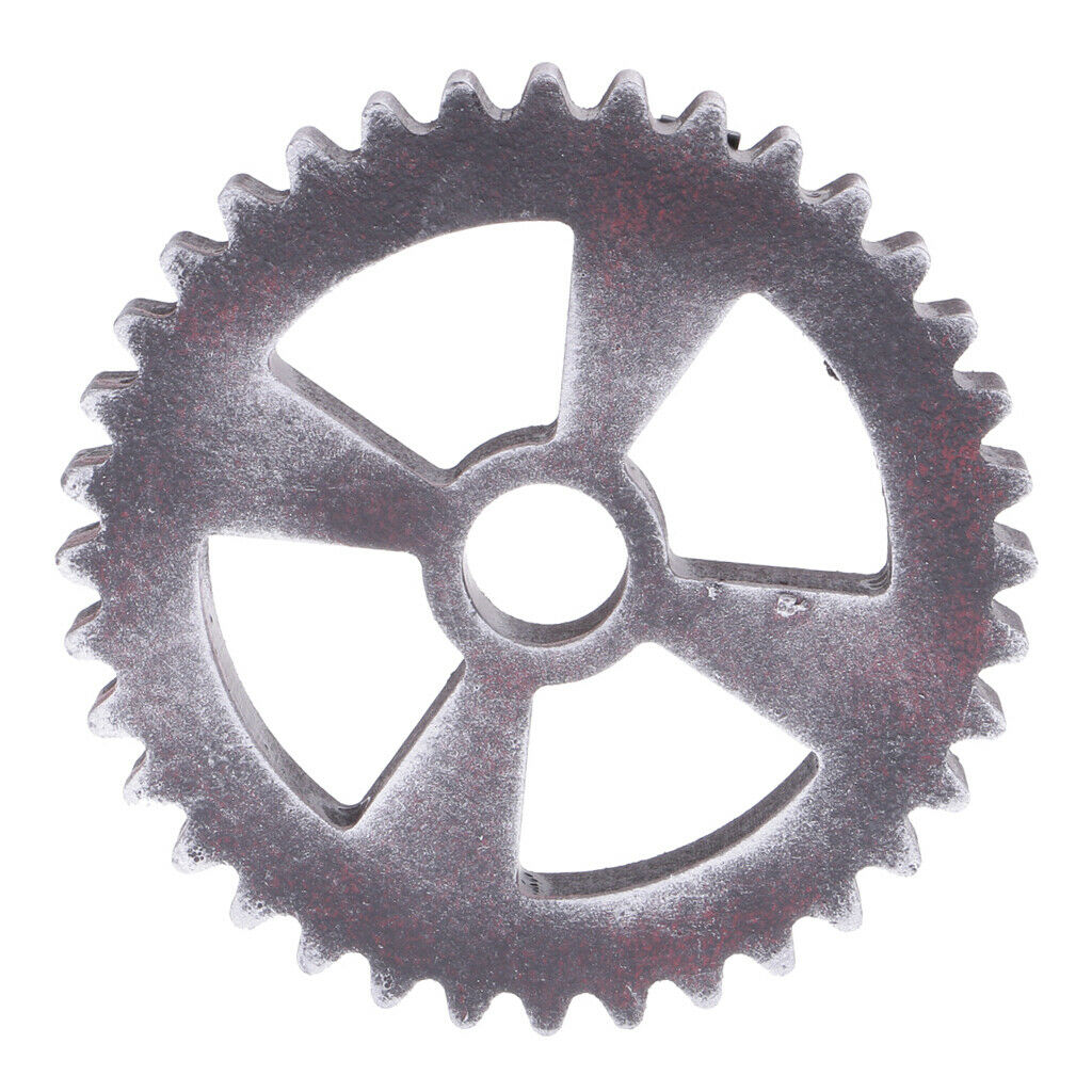 4Pieces Industrial Style  Wood Steampunk Gear Home Bar Cafe Craft Art Hanging