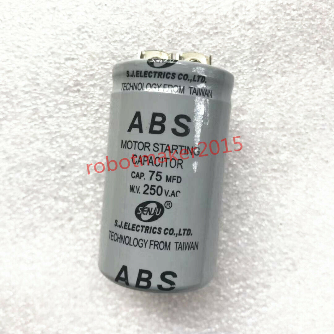 ABS CD60 Motor Starting Capacitor 75 MFD 75UF 250VAC HVAC 250V High Quality