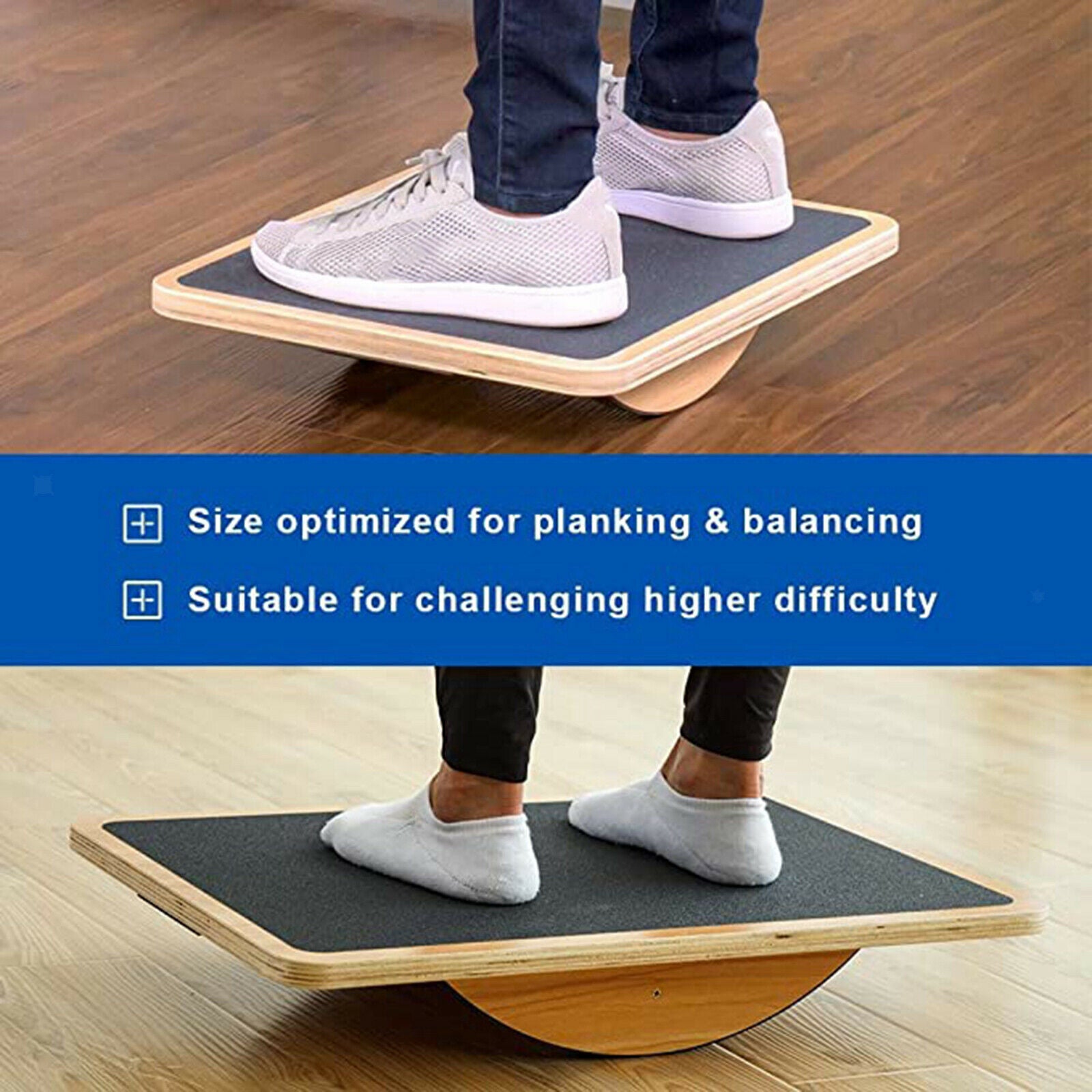 Pro  Non-slip Wood Balance Board