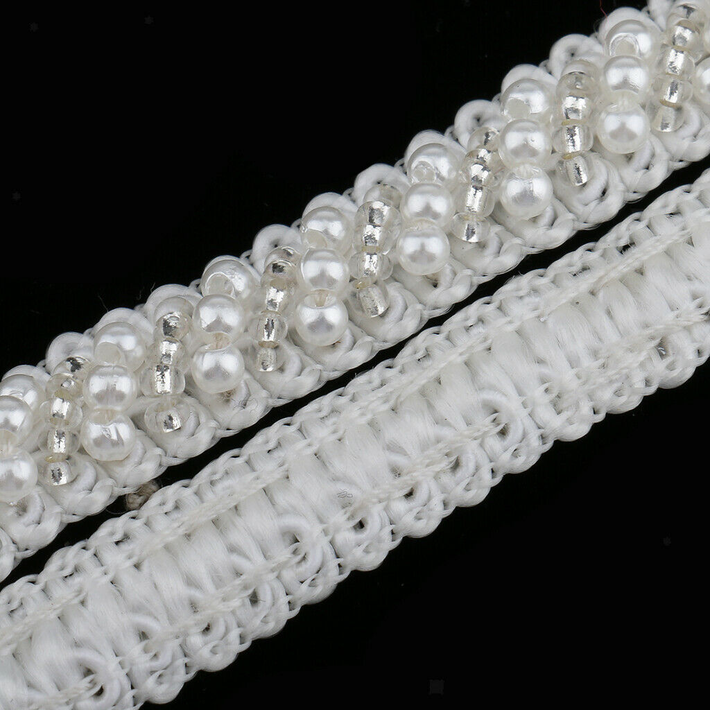 Bead Lace Trim Ribbon Artisant DIY Garment Making Dress