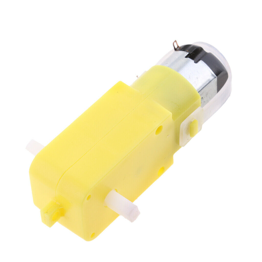 6 Packs Yellow 1:48 Robot Tires Robot Plastic Tire Gear Motor Set Wheel 3-6V