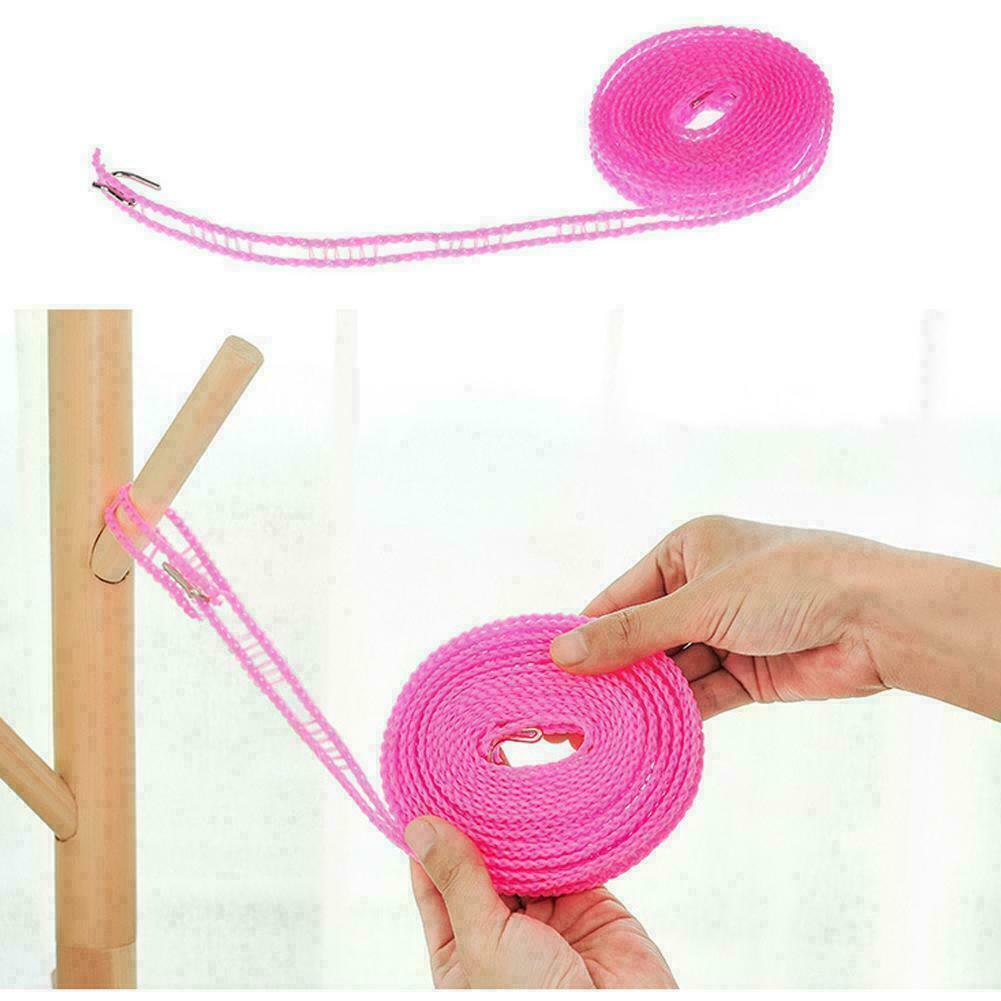 Windproof Non-Slip Clothesline Indoor/Outdoor Clothes Travel Portable line