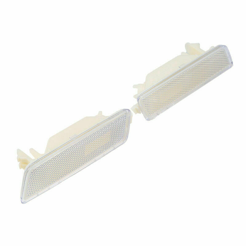 2Pcs Front White Bumper Side Marker Light Fit For VW 06-09 MK5 RABBIT GTI JETTA