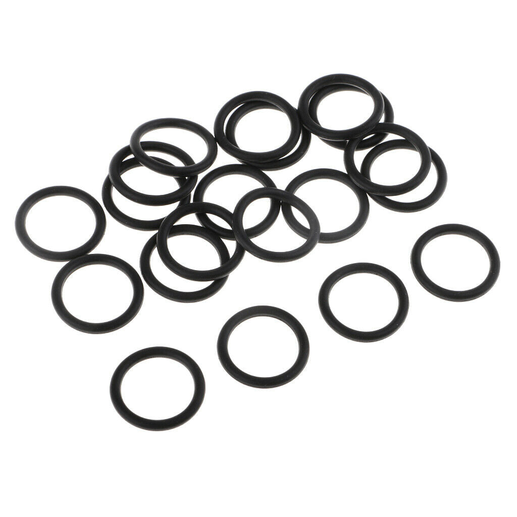 O-Rings Rubber 20x2.4mm Seal Rings Sealing Gaskets Black