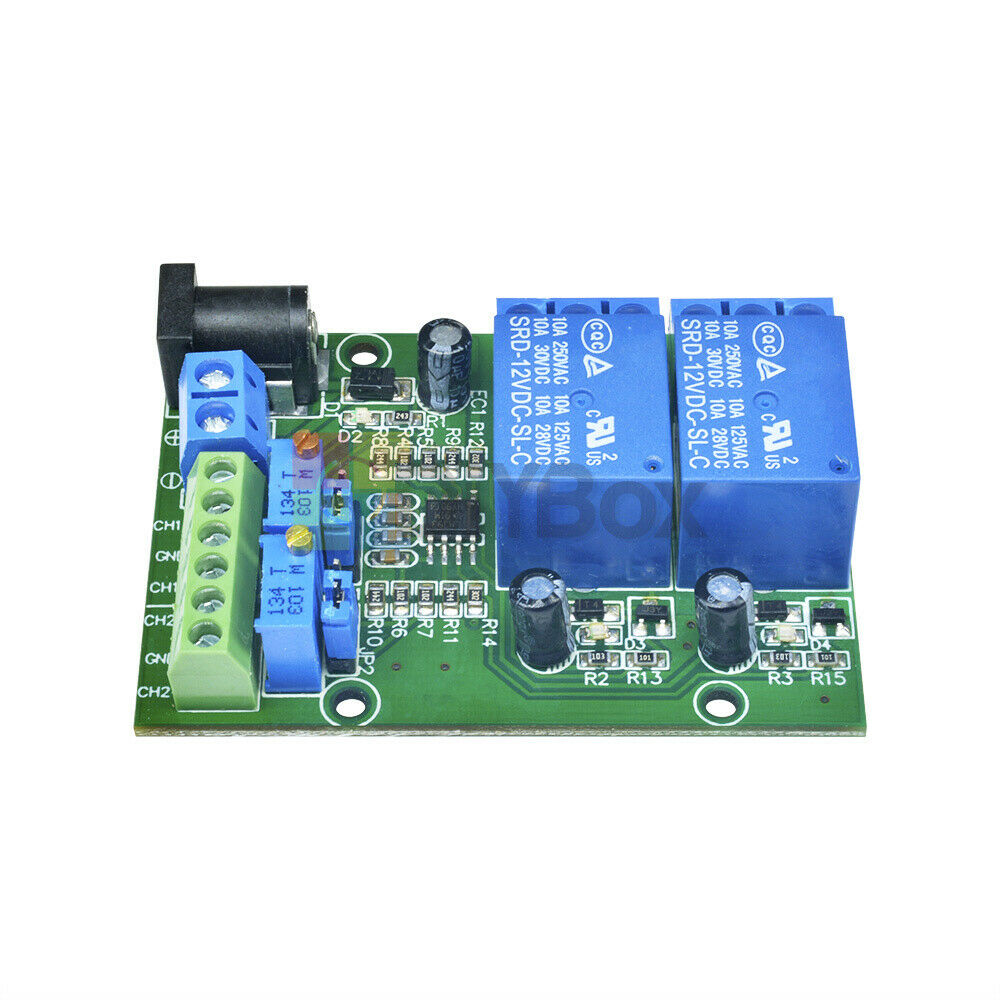 DC 12V 52mA 2Channel Voltage Comparator Stable LM393 Comparator Module New