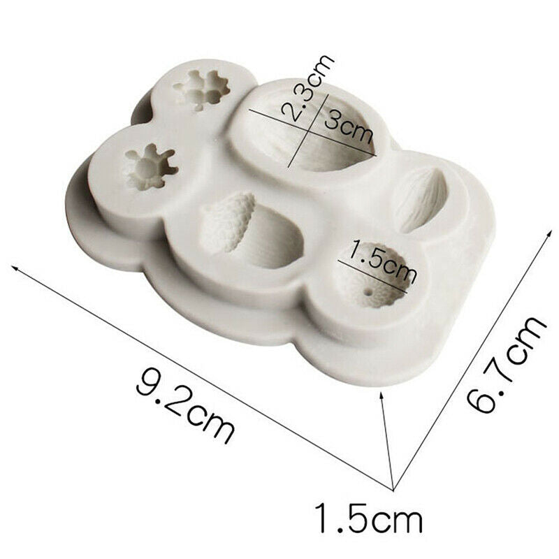 Nut Silicone Mold Fondant Mould Chocolate Mold Baking Cake Decorating Mou.l8