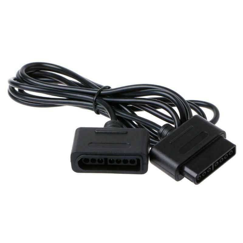 1.8m 5.91ft Extension Cable Cord For SNES Controller Retro-Duo FC Twin