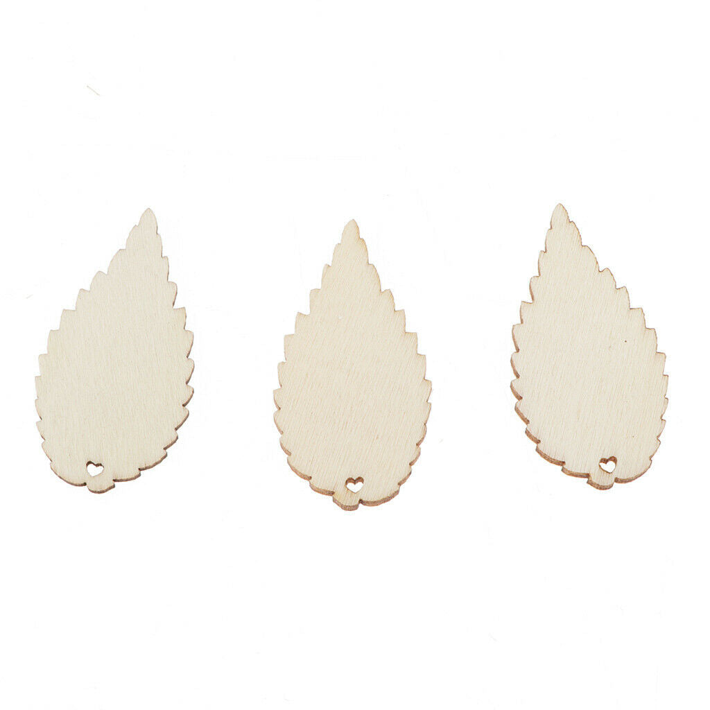 50pcs wood wood sheets cutouts DIY scrapbooking cards making decorations