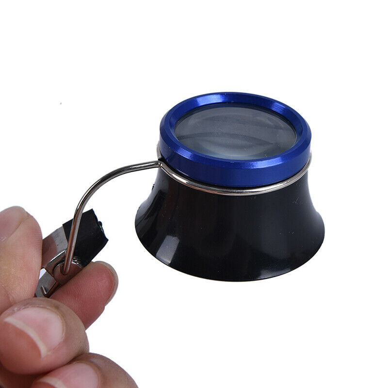 Clip-On Eye Loupe Eyeglass Magnifier Magnifying Lens Watchmakers Repair T*WF