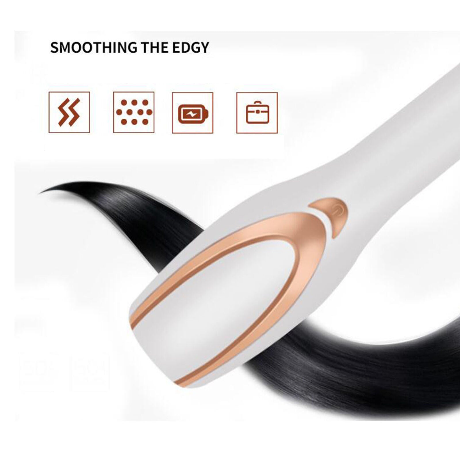 3 in1 Electric Phototherapy Massager Comb Head Scalp Vibration Relax Hair Brush