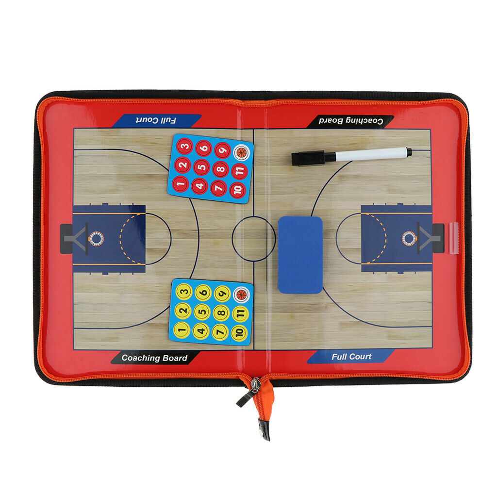 Professional basketball tactics folder, strategy board set, tactics board