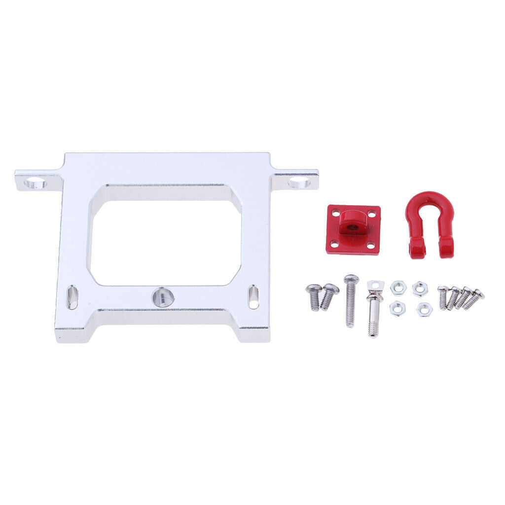 RC Rear Bumper & Tow Hook for WPL B14 B16 B24 RC Car Truck Replacement DIY