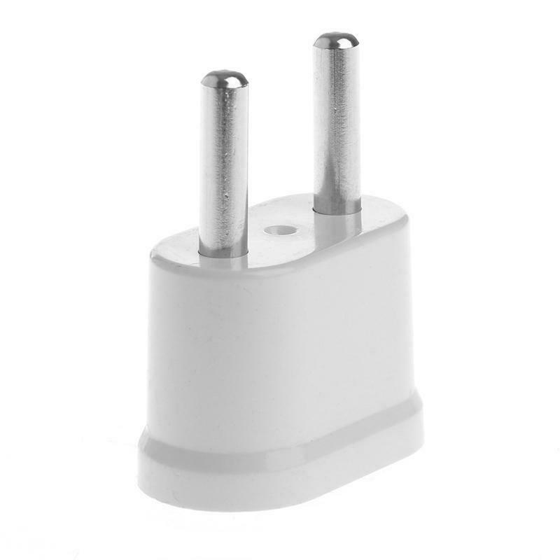 US Female To EU Male AC Power Plug Converter Worldwide Travel Charger Adapter