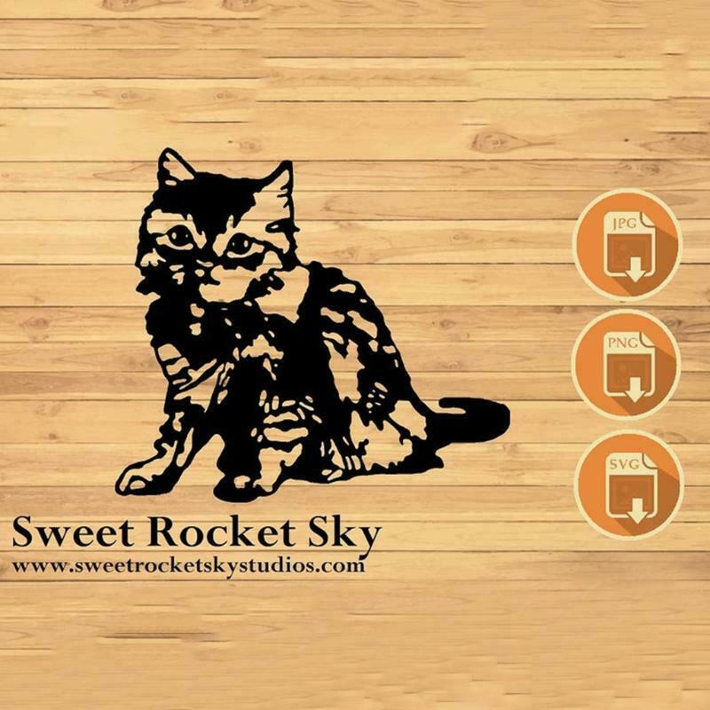 Cute Cat Metal Cutting Dies Stencil DIY Scrapbooking Album Paper Card Template