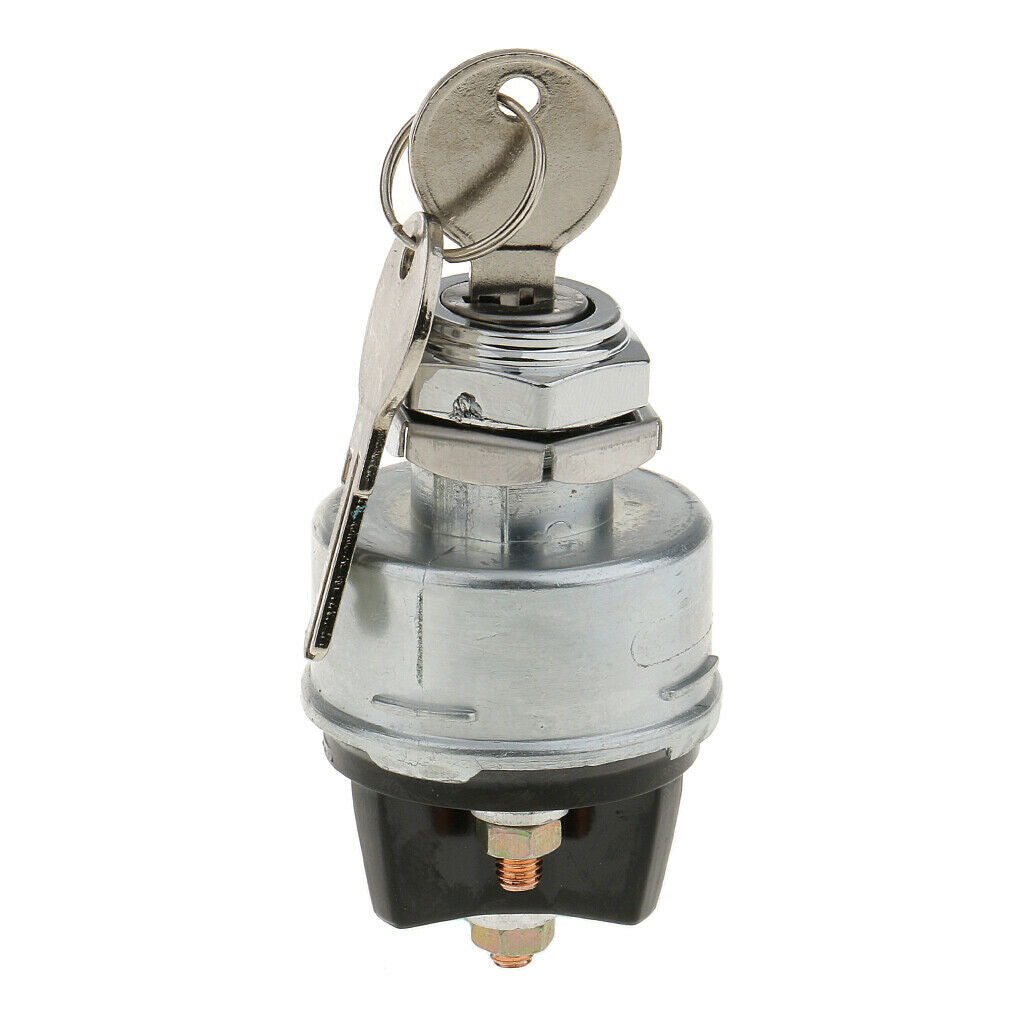 Universal OFF/ON Start Ignition Switch Lock Cylinder for Car Bus Tractor