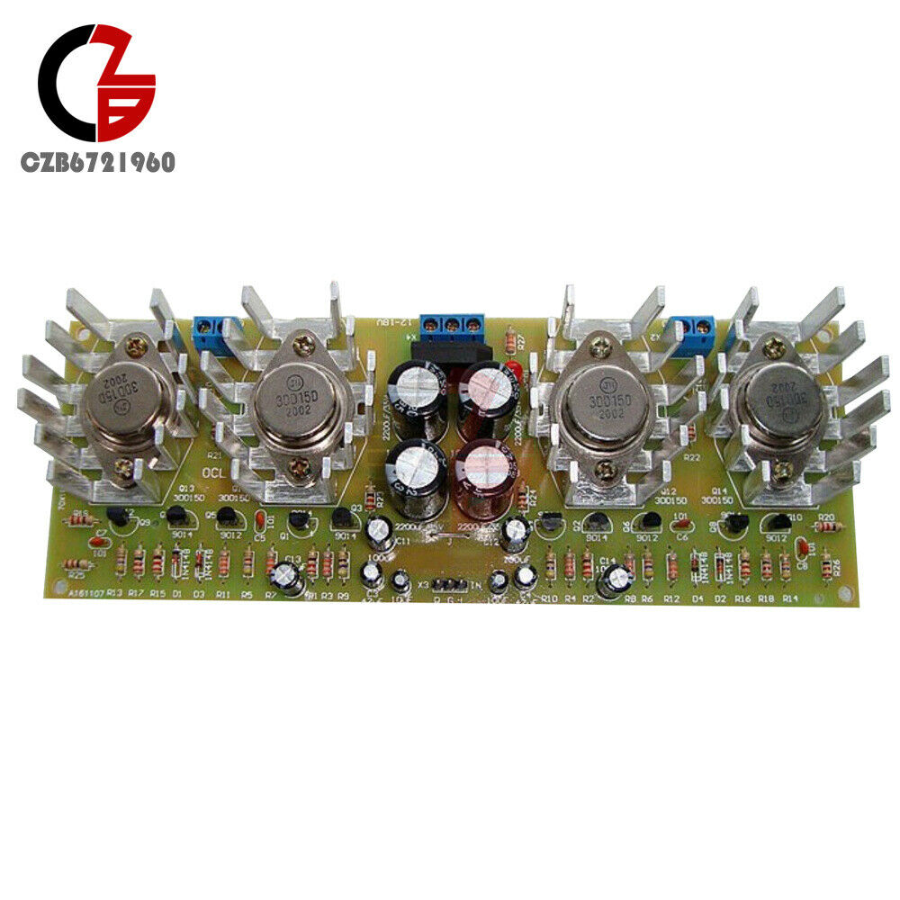 100W*2 OCL Two Channel Amplifier Board Module High Power Electronic DIY Kits