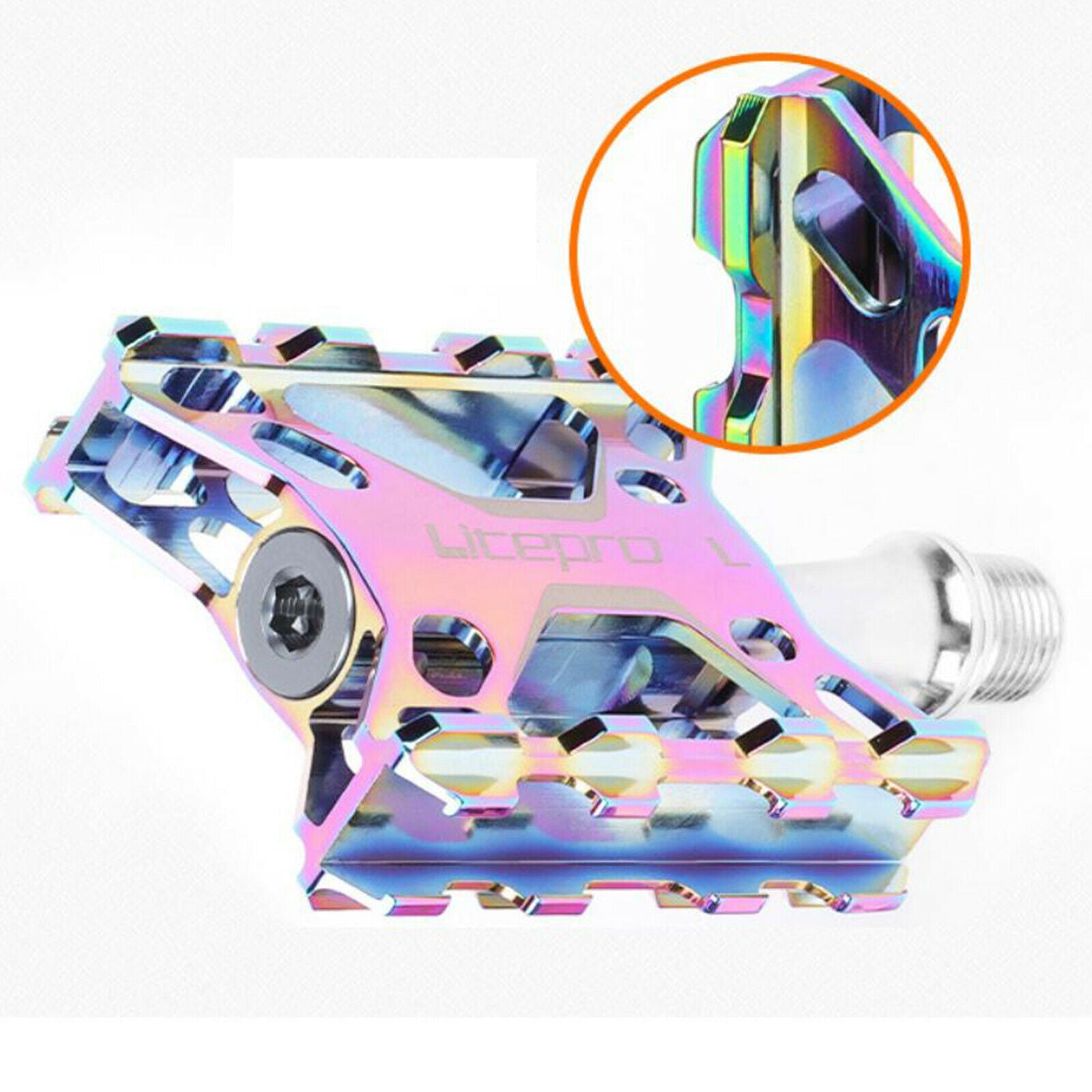 1 Pair Non-slip Kids Bike Pedals BMX Road Folding Bicycle Quick Release