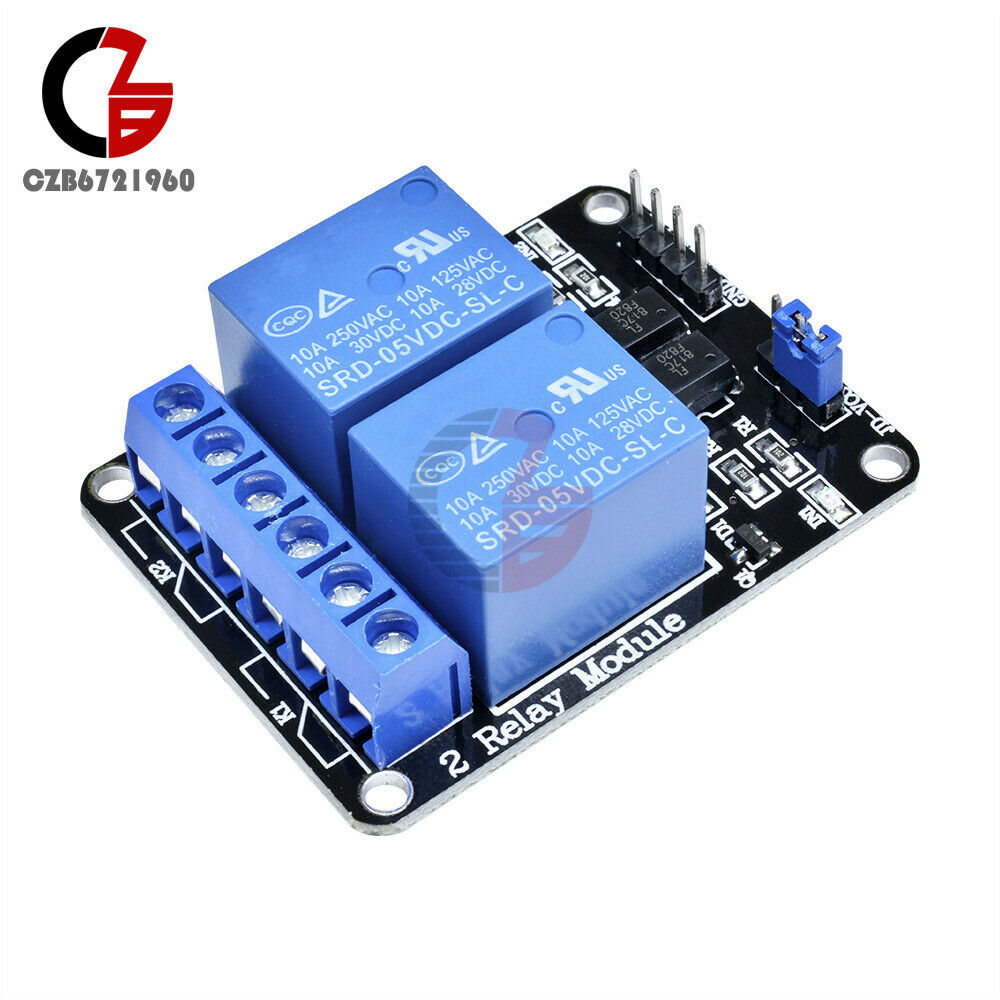 5V 2 Two Channel Relay Module With optocoupler for Arduino PIC ARM DSP AVR