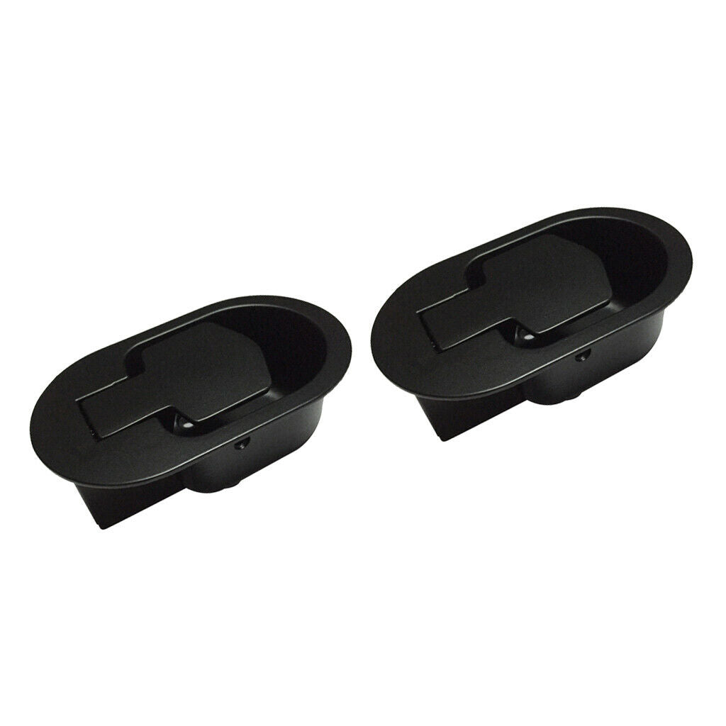 2x Universal Plastic Sofa Chair Recliner Release Pull Handle Replacement Black