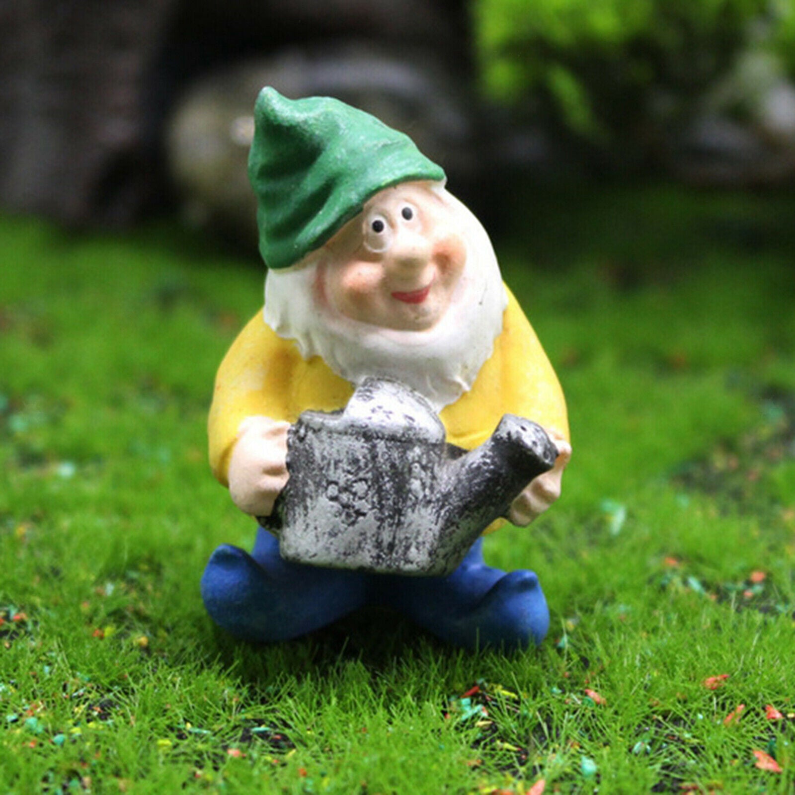 7pcs Outdoor Gnomes Statue Fairy Gardens Decoration Micro Landscape Ornament