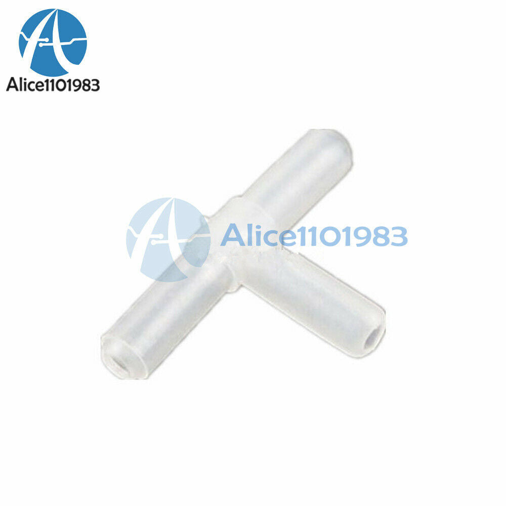 10PCS Plastic Tee's / "T" 3-Way Aquarium Line Tubing Joints Connectors AU SE E4