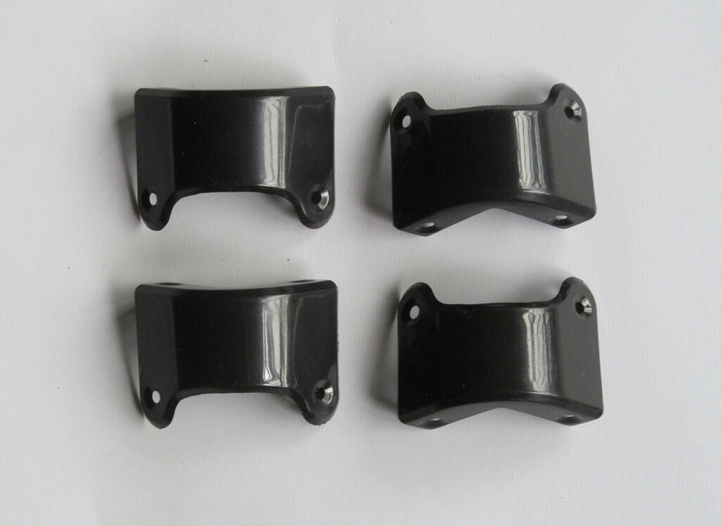 4x Black Plastic Guitar AMP Amplifier Cabinet Corner Back/Rear for Marshall