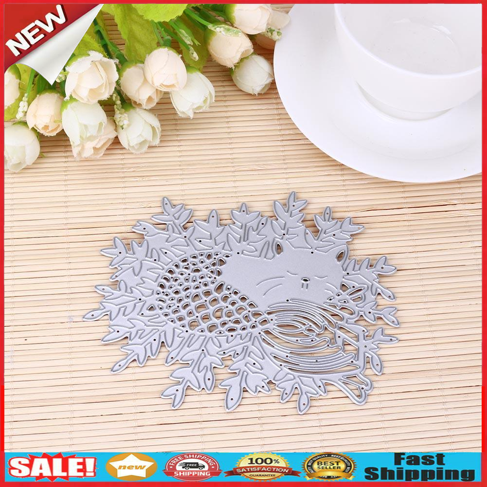 1pc Cute Cat DIY Metal Cutting Embossing Craft Dies Stencil Paper Card @