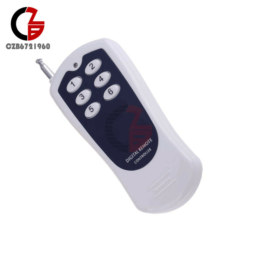 DC 12V 6-Channel RF Wireless Remote Control Switch Transmitter Module 315MHz