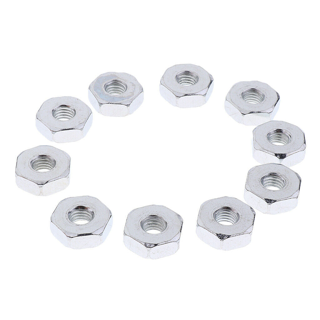 10PCS Metal Bar Nuts Replacement for MS170 - MS260 High Quality