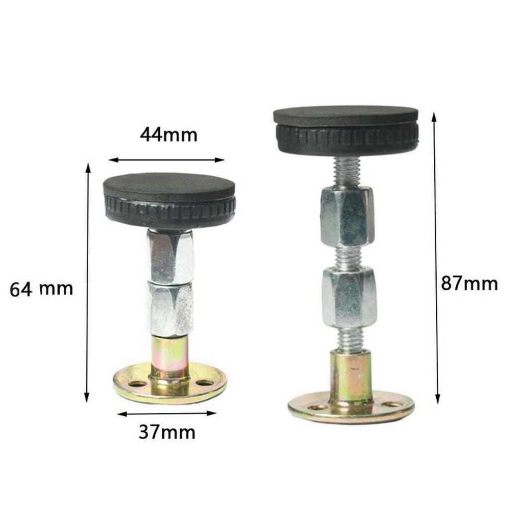2Pcs 2 Size Adjustable Threaded Bed Frame Anti-Shake Telescopic Support Tool