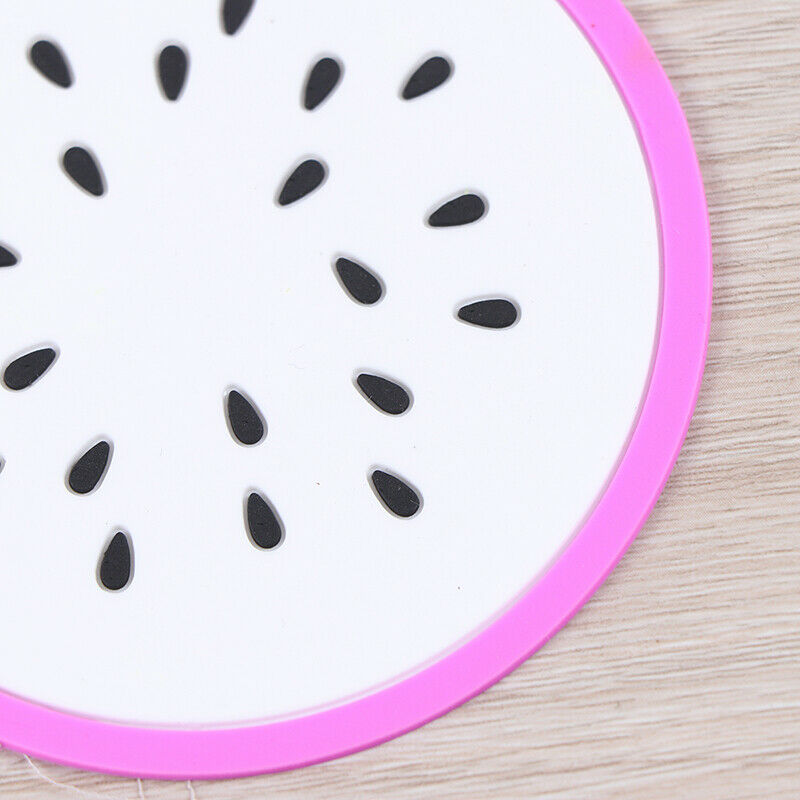 Cute Colorful Silicone fruits Coaster Cup Cushion Holder Drink Placemat M.l8
