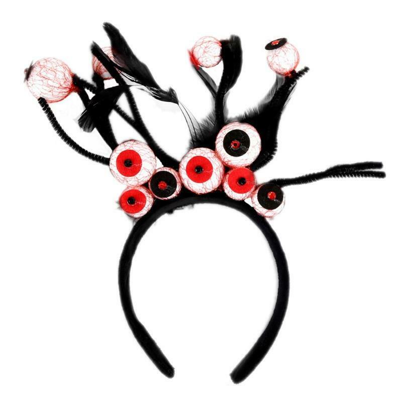 Halloween Costume Crazy Eyeballs Headband Dress-up Headpiece Novelty Headdress