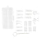 Eyeglass Sunglass Optical Repair Tool Assortment Kit Screw Nut Nose Pads Set