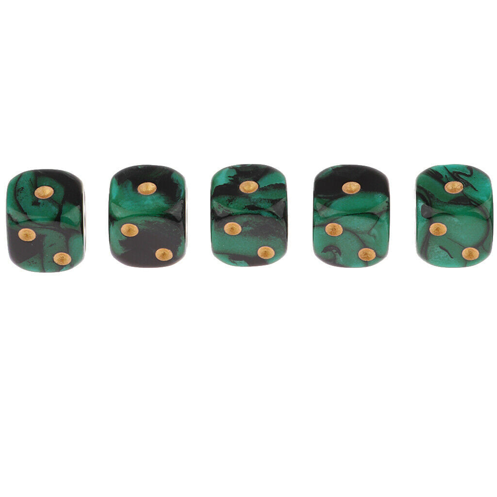 15pcs D6 Dotted Dice Round Corner For Kids Building Block Gifts