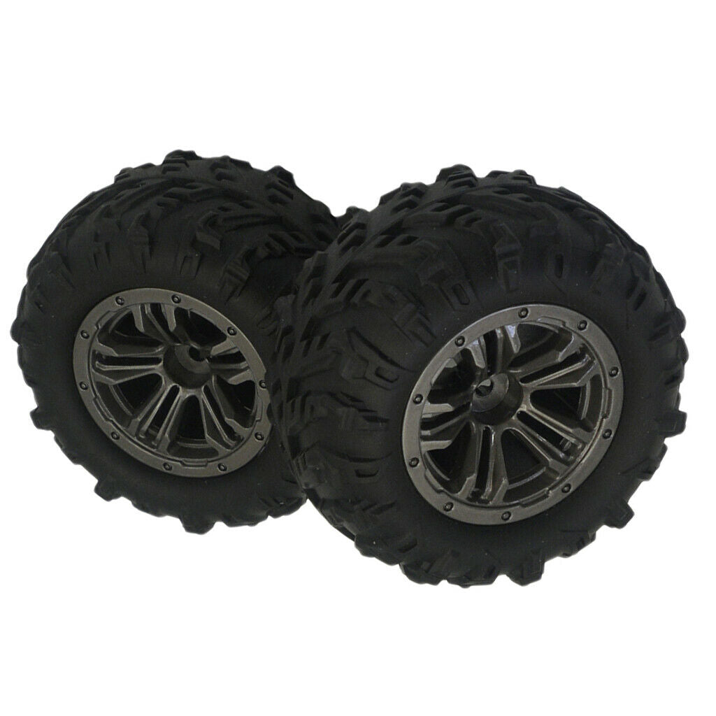 2Pairs RC Car Wheel Tyres for Xinlehong Q901 Q902 Vehicle DIY Replacements