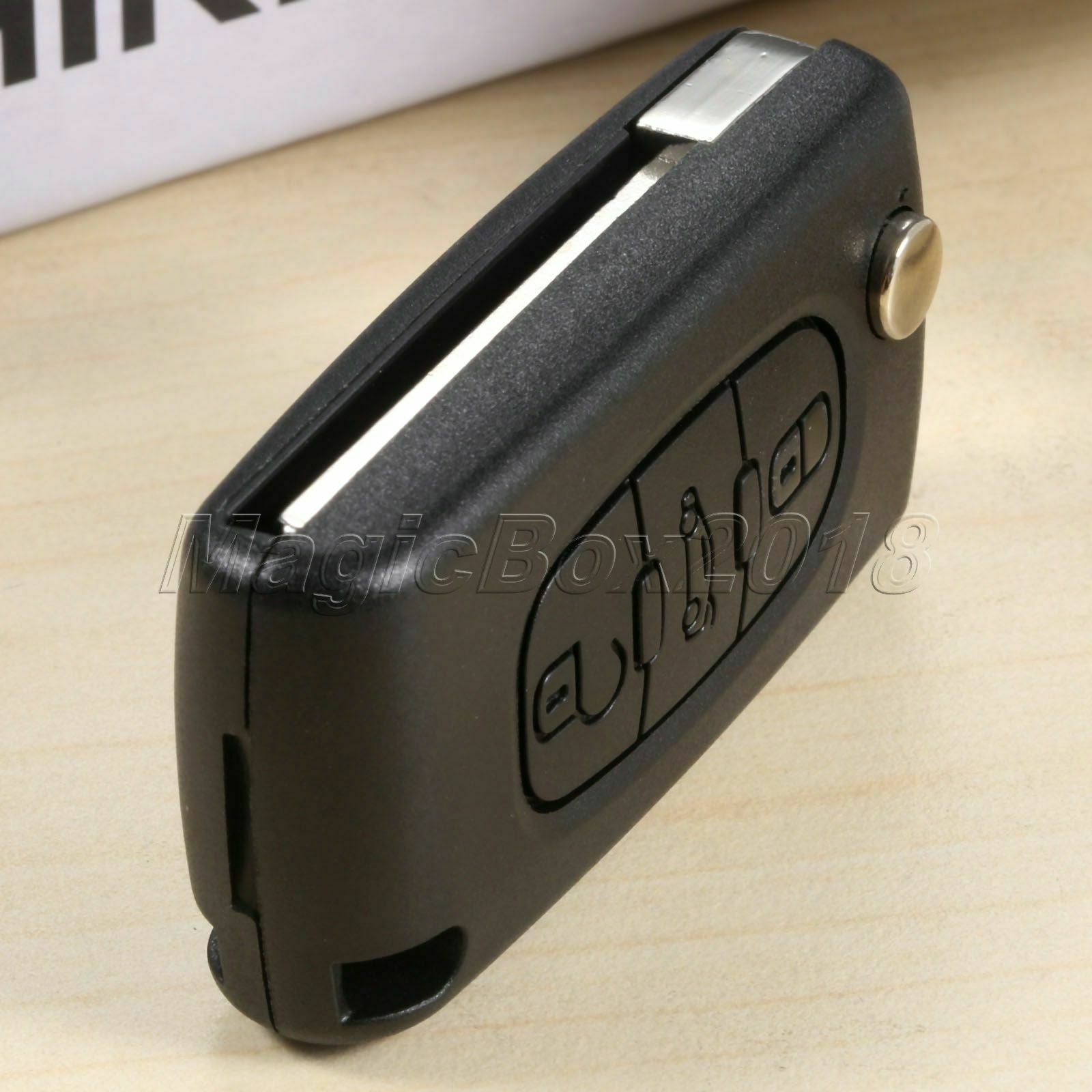 1X Remote Key Fob D46 PCF7941 3BTN VA2 Uncut Blade Fit For Car CITROEN C3 C4 C5