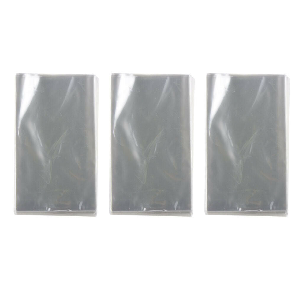 Pack of 300 Flat Cellophane Bags with Adhesive Closure - 2.4 x 3.9 inches