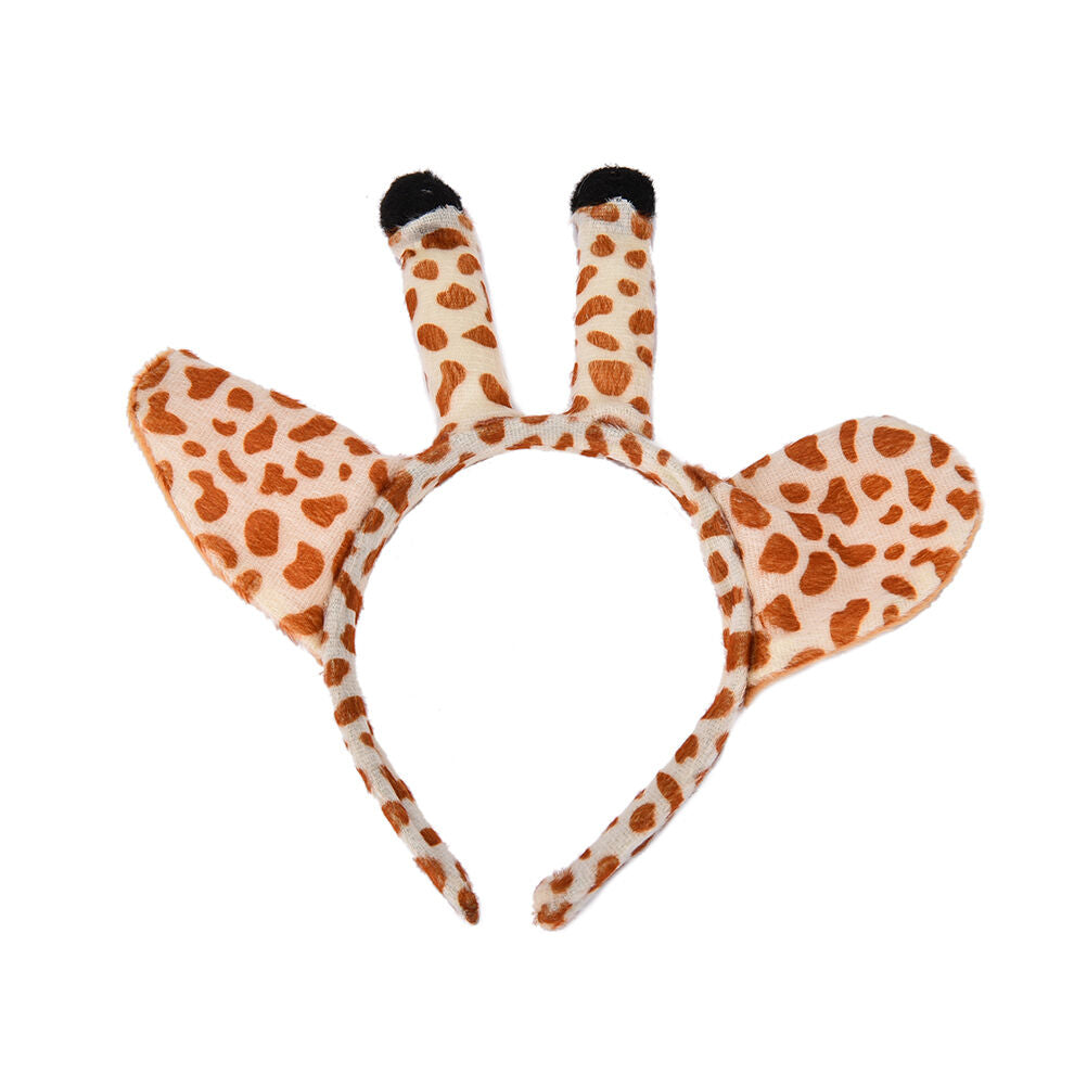 Giraffe Animal Set Zoo Farm Jungle Safari Headband Ears Dres.l8