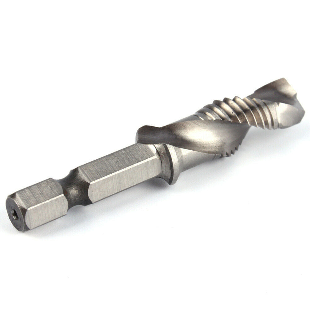 M10 Hex Steel Handle Screw Hexagon Handle Compound Tap Drill Bits Tool 1PCS