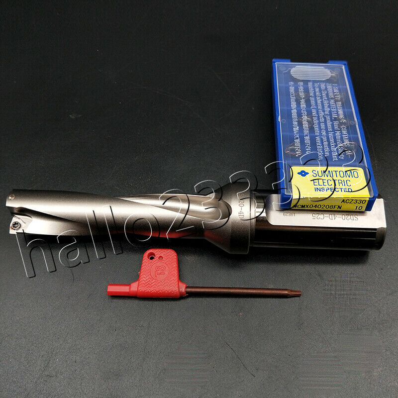 WC-20-4D-C25 Φ20mm U drill/fast drill/violence drill/water jet drill+WCMX040208
