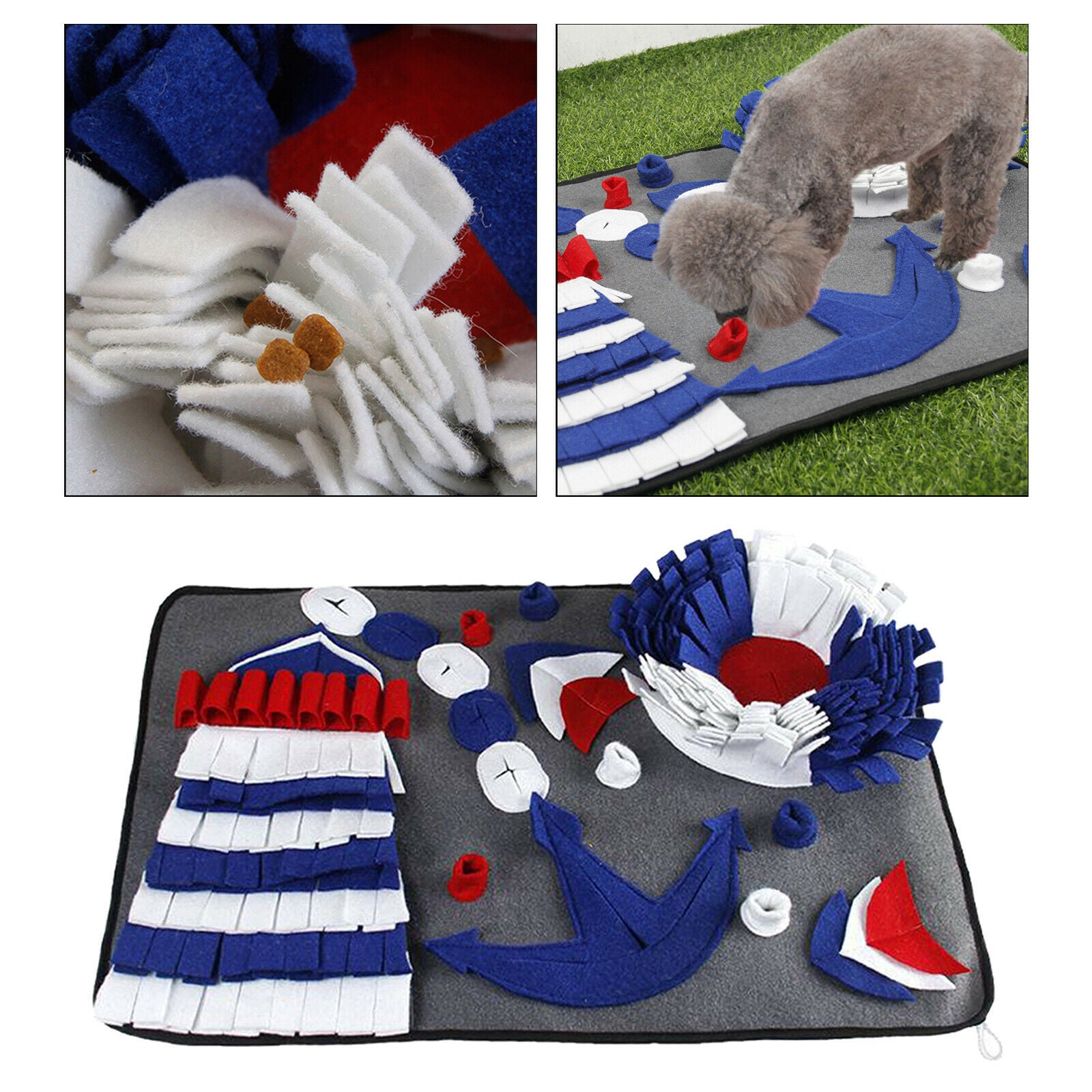 Pet Dog Snuffle Mat Slow Feeding for Small Large Dogs Supplies Toys Portable
