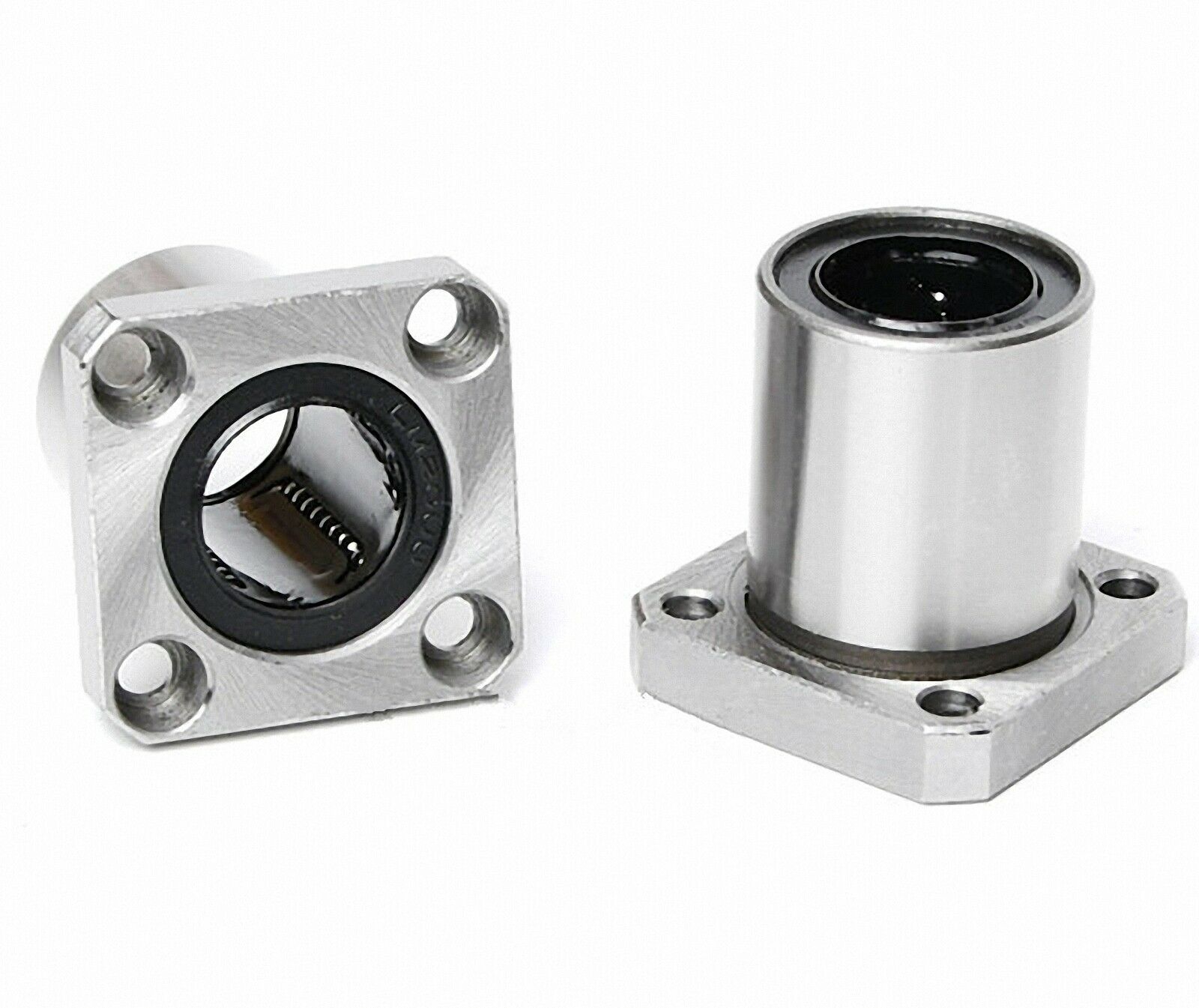 10Pcs LMK12UU Square Flange Type Linear Bearing Ball Bushing 12x21x30mm [M_M_S]