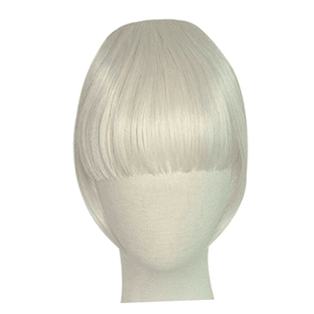 Heat Resistant Synthetic Hair Bang Clip In On Bang Fringe Hair Extension 08